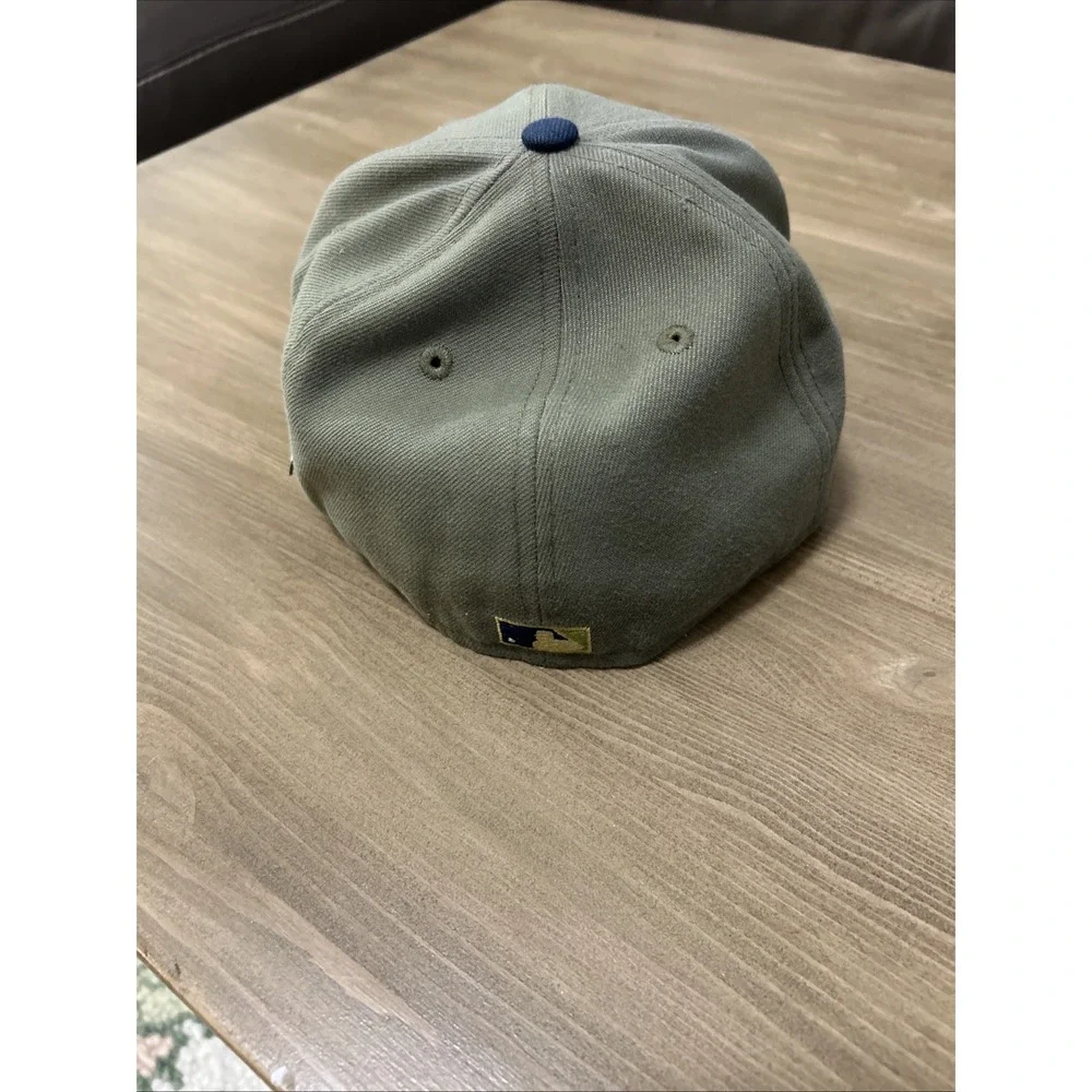New York Yankees New Era 59FIFTY LIDS Tropical Tree Green Blue Hat Cap Size 7.25